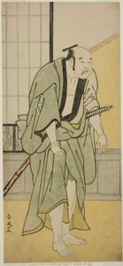 The Actor Asao Tamejuro I as Drunken Gotobei in the Play Yoshitsune Koshigoe Jo, Performed at the Ichimura Theater in the Ninth Month, 1790 by Katsukawa Shun