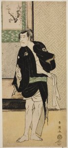 The Actor Ichikawa Komazo II as Soga no Dozaburo Disguised as the Ruffian Tobei in the Play Haru no Nishi Date-zome Soga, Performed at the Nakamura Theater in the First Month, 1790