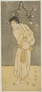 The Actor Sawamura Sojuro III as the Monk Seigen in the Play Saikai Soga Nakamura, Performed at the Nakamura Theater in the First Month, 1793 by Katsukawa Shun