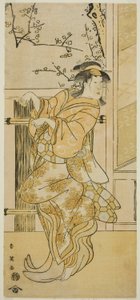 The Actor Segawa Kikunojo III as Female Fox Disguised as Omiki in the Play Komachi-mura Shibai no Shogatsu, Performed at the Nakamura Theater in November 1789 by Katsukawa Shun