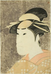 The Actor Sanogawa Ichimatsu III as the Gion Prostitute Onayo in the Play "Hana-ayame Bunroku Soga," Performed at the Miyako Theater in the Fifth Month, 1794 by Katsukawa Shun