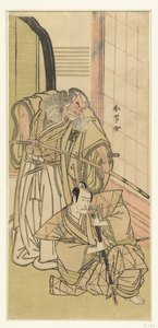Actors Nakamura Nakazo I and Ichikawa Danjuro V as Nobles