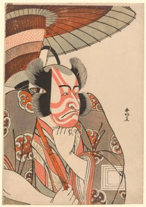 Half-Length Portrait of the Actor Ichikawa Danjuro V as Kazusa no Gorobei Tadamitsu in Act Three of the play Kitekaeru Nishiki no Wakayaka, Performed at the Nakamura Theater in November 1780