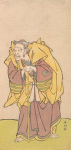 Nakamura Tomijuro as an Old Man with a Scanty Beard, ca. 1780 by Katsukawa Shunko