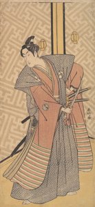 The Third Segawa Kikunojo in the Role of Oboshi Rikiya