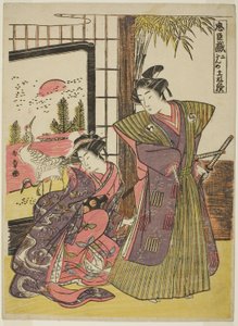 Act Two: The House of Kakogawa Honzo from the play Chushingura by Katsukawa Shunsho