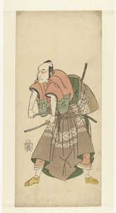 Actor Sawamura Sojuro II Ready to Fight by Katsukawa Shunsho