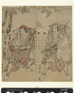 Actors Otani Hiroji III and Otani Tomoemon