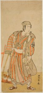 The Actor Bando Mitsugoro I as Taira no Tadamori Disguised as a Potted-Plant Seller in the Play Sakuya Kono Hana no Kaomise, Performed at the Nakamura Theater in the Eleventh Month, 1776