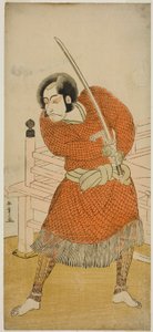 The Actor Ichikawa Danjuro V as Abe no Sadato in the Play Oshu Adachi ga Hara, Performed at the Ichimura Theater in the Fifth Month, 1777 by Katsukawa Shunsho