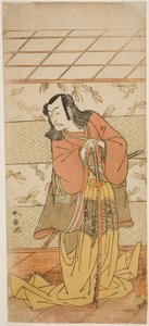 The Actor Ichikawa Danjuro V as Ashiya Doman in the Play Kikyo-zome Onna Urakata, Performed at the Morita Theater in the Seventh Month, 1776 by Katsukawa Shunsho