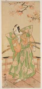 The Actor Ichikawa Danjuro V as Momonoi Wakasanosuke Yasuchika in the Play Kanadehon Chushingura, Performed at the Nakamura Theater in the Fifth Month, 1771