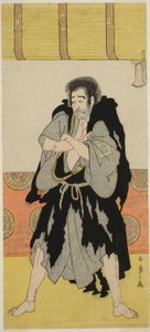 The Actor Ichikawa Danjuro V as the Monk Mongaku Disguised as Seizaemon Bozu in the Play Oakinai Hiru ga Kojima, Performed at the Nakamura Theater in the Eleventh Month, 1784