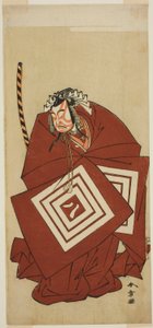The Actor Ichikawa Yaozo II as Hachio-maru Aratora in the Play Chigo Sakura Jusan Kane, Performed at the Ichimura Theater in the Eleventh Month, 1774 by Katsukawa Shunsho