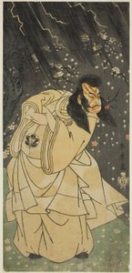 The Actor Ichimura Uzaemon IX as Kan Shojo in the Play 