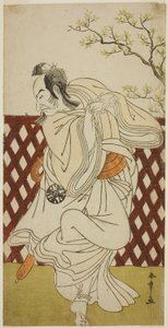 The Actor Nakamura Nakazo I as Sakon-gitsune in the Play Hana-zumo Genji Hiiki