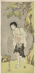 The Actor Nakamura Nakazo I as a Monk, Raigo Ajari, in the Play Nue no Mori Ichiyo no Mato
