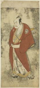 The Actor Nakamura Sukegoro II as Kaminari Shokuro in the Joruri 