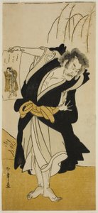 The Actor Otani Hiroemon III as the Renegade Monk Dainichibo in the Play Tsukisenu Haru Hagoromo Soga, Performed at the Ichimura Theater in the Third Month, 1777