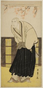 The Actor Otani Hiroji III as the Monk Izayoibo in the Play Keisei Katabira ga Tsuji, Performed at the Ichimura Theater in the Seventh Month, 1783
