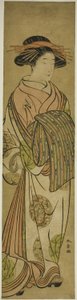 Walking Courtesan, Possibly Sugawara of the Tsuruya House of Pleasure