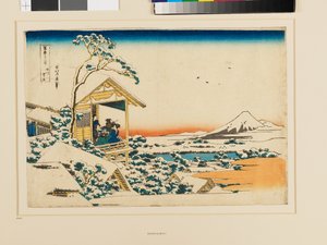 A snowy morning at Koishikawa