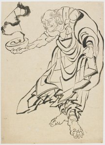 Buddhist figure, late 18th-early 19th century by Katsushika Hokusai