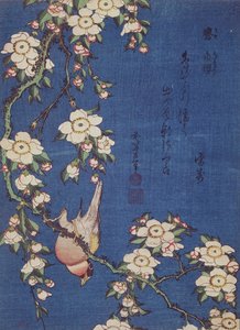 Bullfinch and Weeping Cherry-Tree, pub. c.1834