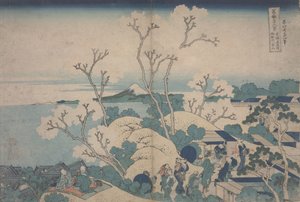 Cherry Blossoms at Gotenyama, c.1829-33