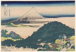 Cushion Pine Tree at Aoyama, from the series "Thirty-six Views of Mount Fuji"