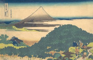 Cushion Pine at Aoyama, from the series Thirty-six Views of Mount Fuji