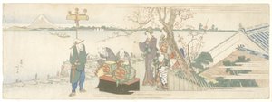 Daikagura Performers by Katsushika Hokusai