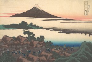 Dawn at Isawa in Kai Province, from the series Thirty-six Views of Mount Fuji by Katsushika Hokusai