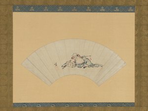 Drunken Asaina by Katsushika Hokusai