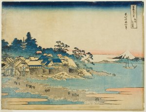 Enoshima in Sagami Province, from the series "Thirty-six Views of Mount Fuji"