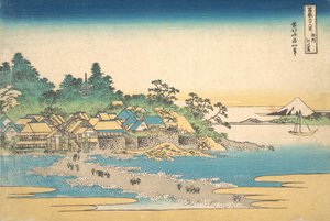 Enoshima in Sagami Province Soshu Enoshima, from the series Thirty-six Views of Mount Fuji, ca. 1830-32
