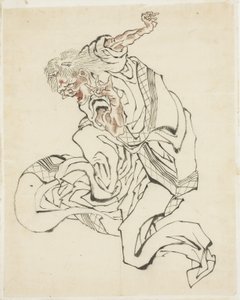 Female Oni (illustration for a folk tale) by Katsushika Hokusai
