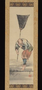 Fisherman by Katsushika Hokusai