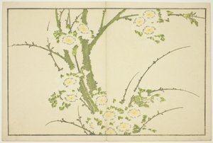 Flowers, from The Picture Book of Realistic Paintings of Hokusai by Katsushika Hokusai
