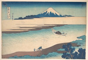 Fuji—The Tama River, Musashi Province, from the series Thirty-six Views of Mount Fuji by Katsushika Hokusai