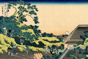 Fuji from Mishima pass, Edo, c.1830