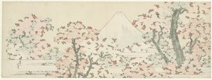 Fuji over Cherry Blossom by Katsushika Hokusai