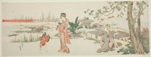 Goldfish Vendor by Katsushika Hokusai