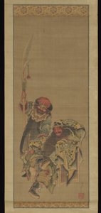 Guan Yu, Chinese God of War by Katsushika Hokusai