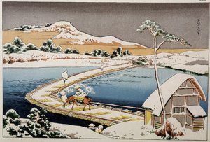 Japanese Landscape - Print by Hokusai