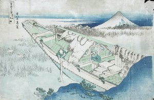 Joshu, Ushibori, Hetachi Provinces from the Series Thirty Six Views of Fuji