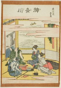 Kanagawa, from the series "Fifty-three Stations of the Tokaido" by Katsushika Hokusai