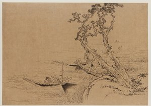 Landscape: Figures Fishing from Boats