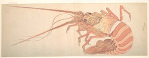 Large Lobster by Katsushika Hokusai
