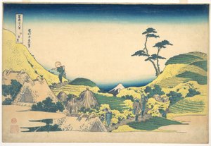 Lower Meguro, from the series Thirty-six Views of Mount Fuji by Katsushika Hokusai